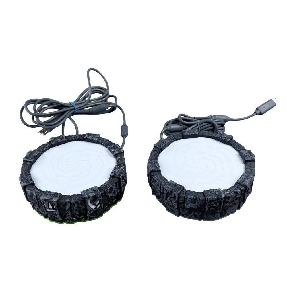Activision Skylanders Portal Of‎ Power Pair Xbox 360 USB Gray Bases Accessory